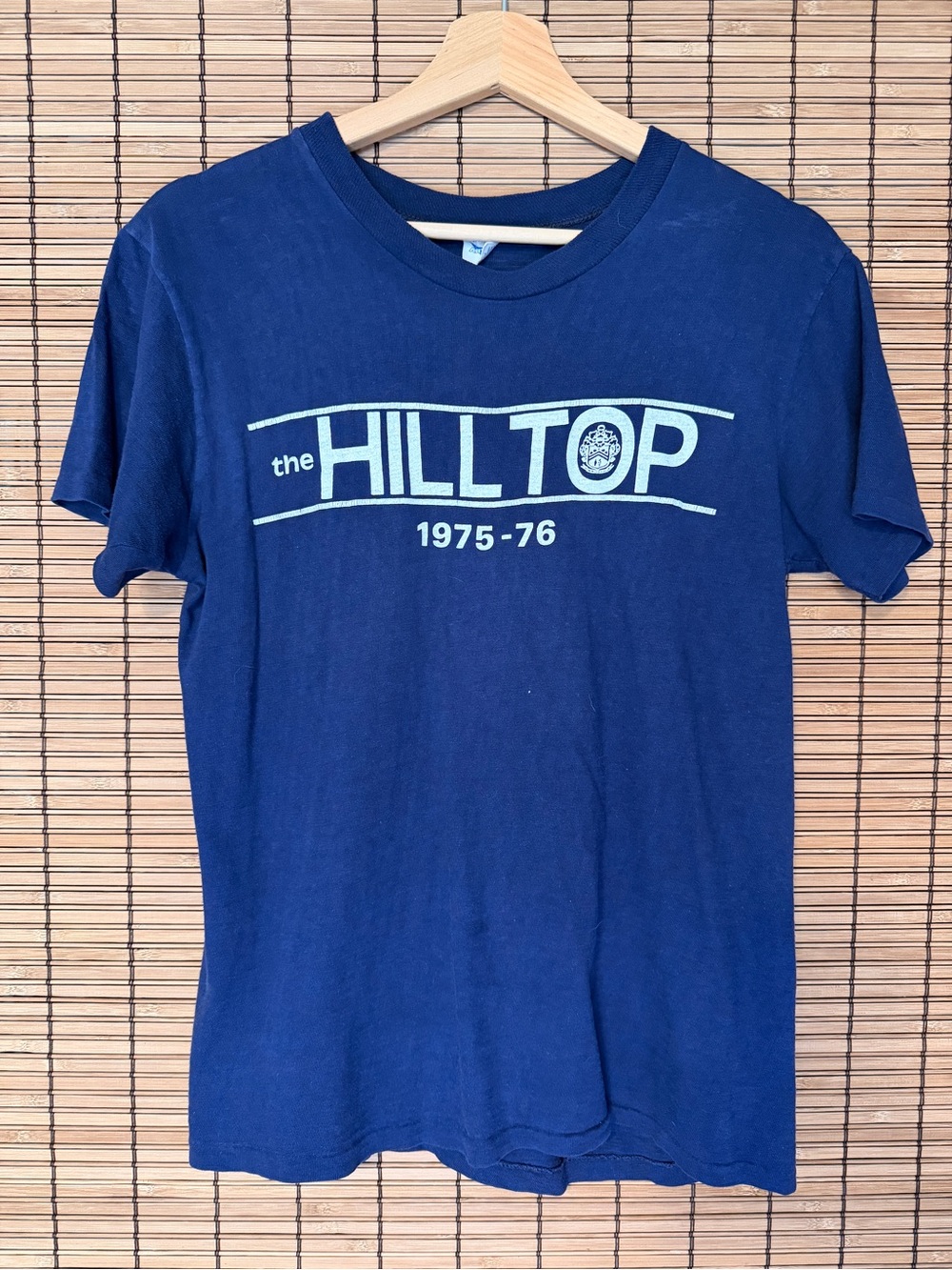 Vintage The Hilltop 1975-76 Navy Graphic Tee